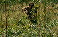 Field worker in Burundi.