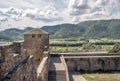 Fields of Ainsa with tower castle