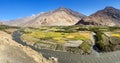 Fields aroun Panj river, Tajikistan Afghanistan border