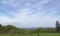 The fields of Croatian Zagorje in the late morning hours