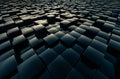 Fields cubic abstract Royalty Free Stock Photo