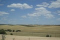 The fields of Cuenca, in Castilla La Mancha Royalty Free Stock Photo