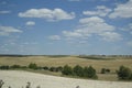 The fields of Cuenca, in Castilla La Mancha Royalty Free Stock Photo