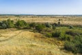 Fields that do not see the end and the edge Royalty Free Stock Photo