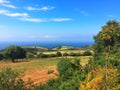 Fields and Mediterranean Sea in Tipaza