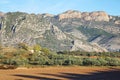 Fields near Camarasa village and Montsec mountains