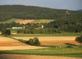 Fields near small village Maiersdorf Royalty Free Stock Photo