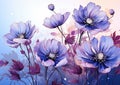 Fields of Purple Anemones: A Serene and Stunning Room Remembranc