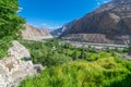 Fields in Turtuk Viilage - Landscape of Nubra Valley in Leh Ladakh, Jammu and Kashmir, India Royalty Free Stock Photo