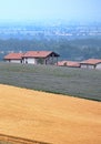 Fields in Val Tidone Piacenza, Italy Royalty Free Stock Photo