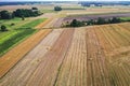 Fields in Wegrow County, Mazovia region of Poland