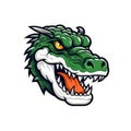 Fierce Crocodile Esports Logo on White Background .