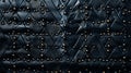 A black leather with gold studs Royalty Free Stock Photo