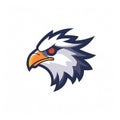 Fierce Falcon Esports Logo on White Background . Royalty Free Stock Photo
