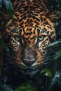 The Fierce and Mighty Mayan Jaguar Warrior Royalty Free Stock Photo