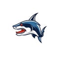 Fierce Shark Esports Logo on White Background .