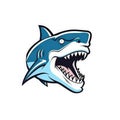 Fierce Shark Esports Logo on White Background .