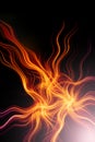 Fiery abstract background