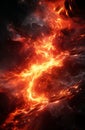 Fiery Abstract Energy Flow Royalty Free Stock Photo