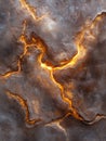 Fiery abstract rock texture