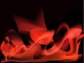 Fiery background is red on black. Royalty Free Stock Photo