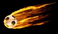 Fiery ball Royalty Free Stock Photo
