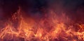 Fiery Blaze. Intense and captivating fire-themed background Royalty Free Stock Photo