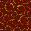 Fiery curls pattern Royalty Free Stock Photo