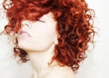 Fiery Curly Hair