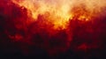 Fiery Dramatic Sky Royalty Free Stock Photo