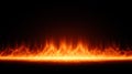 Fiery flames dance against a dark background, creating a powerful, abstract design Royalty Free Stock Photo