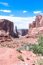 Fiery Furnace in Arches National Park, Utah Royalty Free Stock Photo