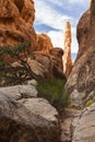 Fiery Furnace Hoodoo Royalty Free Stock Photo