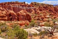 Fiery Furnace Hoodoos Rock Canyon Arches National Park Moab Utah Royalty Free Stock Photo