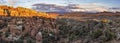 Fiery Furnace Salt Valley Sunset Panorama