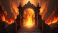 fiery gate to hell