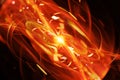 Fiery glowing explosion abstract background Royalty Free Stock Photo