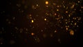 Fiery glowing particles abstract background