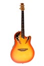 Fiery Guitar Royalty Free Stock Photo