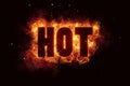 Fiery hot summer sale design template burn flame