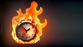 Time in Flames: A Symbol of Urgency and Limited Moments