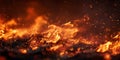 Fiery Inferno Intense Blaze Background Textures Royalty Free Stock Photo