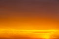 Fiery orange sunset sky. Beautiful sunset sky Royalty Free Stock Photo