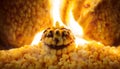 Fiery Popcorn Explosion