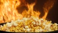 Fiery Popcorn Explosion