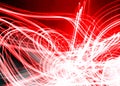 Fiery red and light white electric modern lighting design image