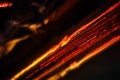Fiery red lines on a black bg, abstract background