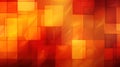 Fiery red orange gold yellow abstract background. Geometric shape. Square rectangle block pattern created with Generative AI Royalty Free Stock Photo