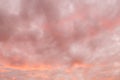 Fiery sky. Beautiful orange sunset sky background. Royalty Free Stock Photo