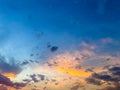 Fiery Sunset over the desert southwest